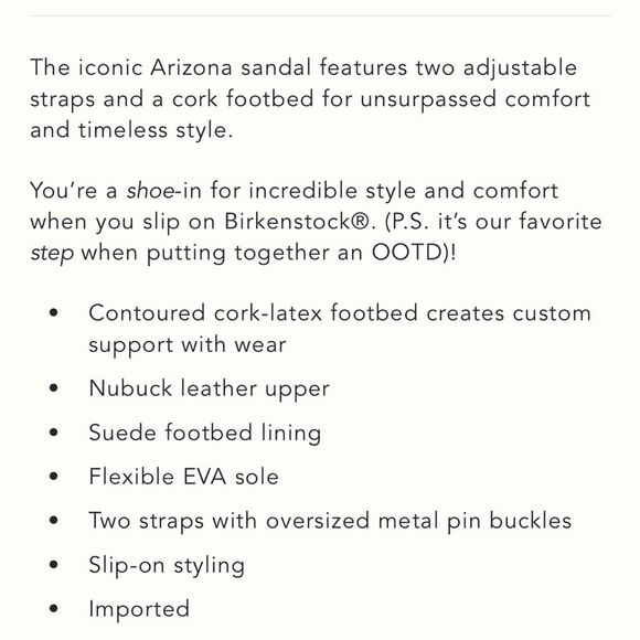 Birkenstock Arizona Big Buckle Nubuck Sandals - Picture 4 of 6